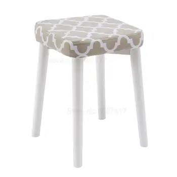 Stool Solid Wood Home Fabric Bench Modern Makeup Dressing Stool Fashion Creative Square Stool Adult Small Chair Dining Stool
Stool Solid Wood Home Fabric Bench Modern Makeup Dressing Stool Fashion Creative Square Stool Adult Small Chair Dining Stool