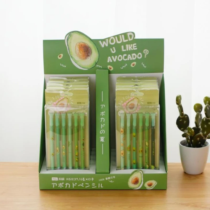 6 Pcs/pack Kawaii 0.5mm Fruit Avocado Pattern Gel Pens Black Ink Writing Neutral Pens Gift Stationery Office School Supplies
6 Pcs/pack Kawaii 0.5mm Fruit Avocado Pattern Gel Pens Black Ink Writing Neutral Pens Gift Stationery Office School Supplies