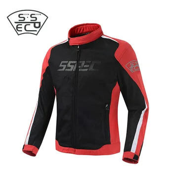 SSPEC Breathable Mesh summer Moto Racing Jacket MEN'S Super Speed Textile Motorbike Motorcycle Jacket protective jacket
SSPEC Breathable Mesh summer Moto Racing Jacket MEN'S Super Speed Textile Motorbike Motorcycle Jacket protective jacket