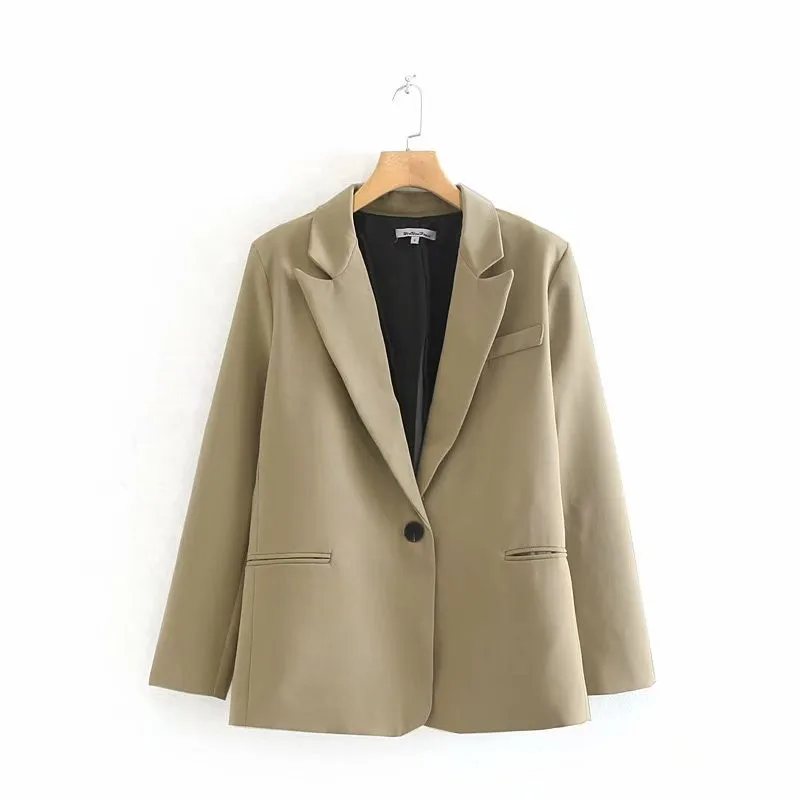 2019 Europe And America Autumn New Style WOMEN'S Dress Loose-Fit Slimming Button Ornaments Suit Jacket 7831522
2019 Europe And America Autumn New Style WOMEN'S Dress Loose-Fit Slimming Button Ornaments Suit Jacket 7831522