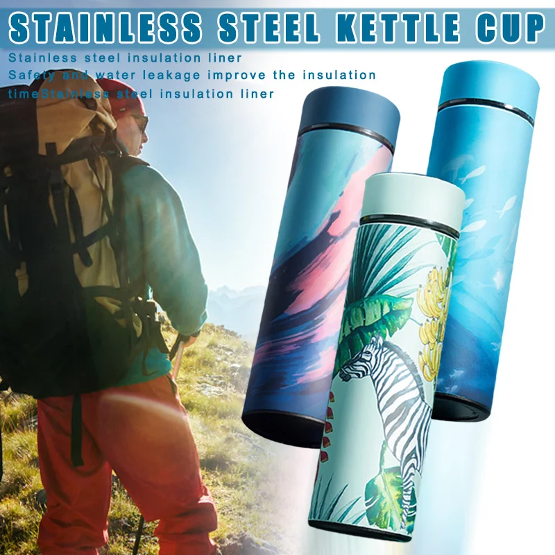 Stainless Steel Water Bottle Insulated Wide Mouth Cap Vacuum Drinking Portable for Travel YA88
Stainless Steel Water Bottle Insulated Wide Mouth Cap Vacuum Drinking Portable for Travel YA88