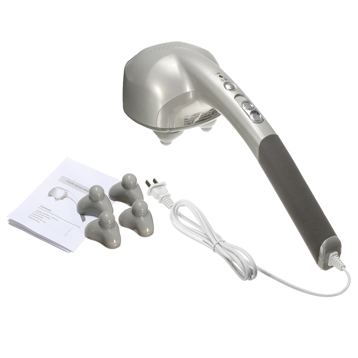 Hand attached massage vibrators