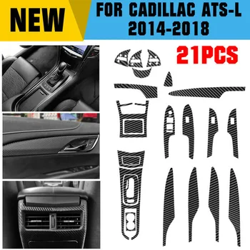 21pcs 3D Glossy Carbon Fiber Textured Vinyl Sticker Car Interior Black ABS Kit Cover Trim Sticker For Cadillac ATS-L 2014-2018
21pcs 3D Glossy Carbon Fiber Textured Vinyl Sticker Car Interior Black ABS Kit Cover Trim Sticker For Cadillac ATS-L 2014-2018