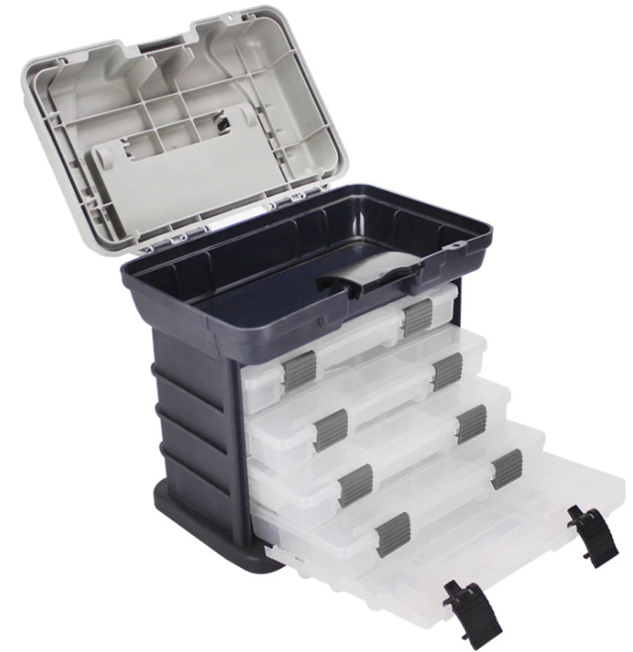 YINGTOUMAN 1 PCS/LOT Fishing Tackle Box PP +ABS Portable Box Big Capacity 4 Draw Fishing Tackle Box Fishing Tackle
YINGTOUMAN 1 PCS/LOT Fishing Tackle Box PP +ABS Portable Box Big Capacity 4 Draw Fishing Tackle Box Fishing Tackle