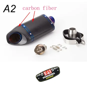 Universal 51mm Motorcycle full carbon fiber exhaust pipe Yoshimura exhaust pipe with DB killer for RC390 R6 Z400 MT03 Z800 Z900
Universal 51mm Motorcycle full carbon fiber exhaust pipe Yoshimura exhaust pipe with DB killer for RC390 R6 Z400 MT03 Z800 Z900