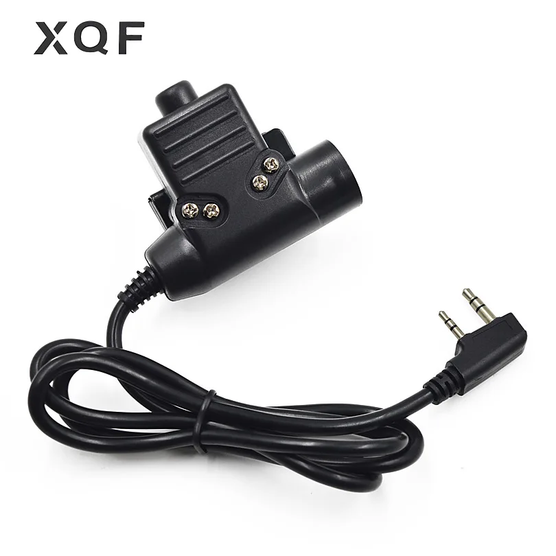 Тактический кабель U94 PTT разъем для гарнитуры адаптер Kenwood Baofeng UV 5R Plus 5RE BF 888S H777 Walkie