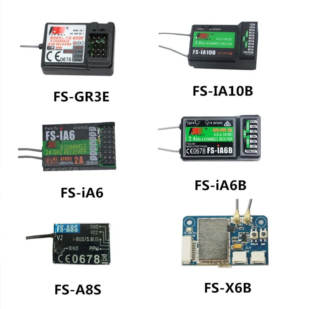 Flysky FS-GR3E FS-A3 FS-A6 FS-R6B FS-X6B FS-iA6 FS-iA6B FS-BS6 FS-A8S FS-R9B FS-iA10 FS-iA10B Rc Receiver for Flysky Transmitter
Flysky FS-GR3E FS-A3 FS-A6 FS-R6B FS-X6B FS-iA6 FS-iA6B FS-BS6 FS-A8S FS-R9B FS-iA10 FS-iA10B Rc Receiver for Flysky Transmitter