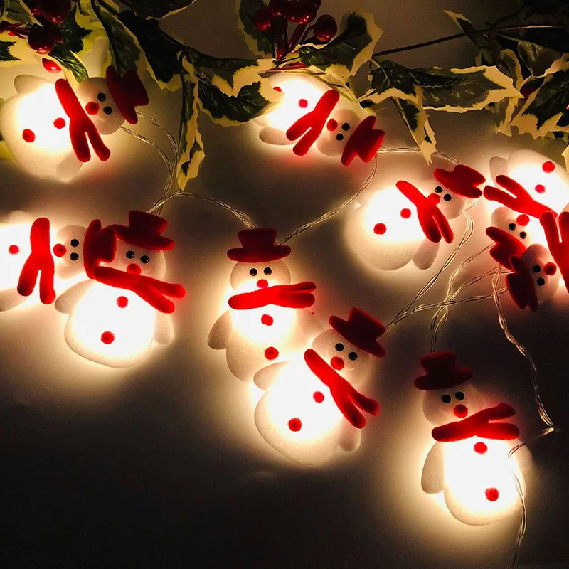 Christmas Decoration Snowman LED Garland String Lights Christmas Tree Hanging Lantern Xmas Home Lighting Decor Navidad New Year
Christmas Decoration Snowman LED Garland String Lights Christmas Tree Hanging Lantern Xmas Home Lighting Decor Navidad New Year