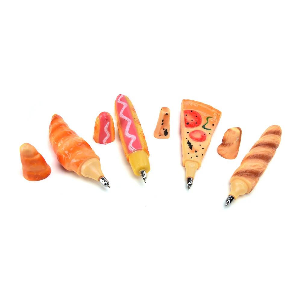 HOT Funny Pizza Ball Pen New Black creative Simulation Bread BallPoint Pens Stationery Canetas escolar material school supplies
HOT Funny Pizza Ball Pen New Black creative Simulation Bread BallPoint Pens Stationery Canetas escolar material school supplies