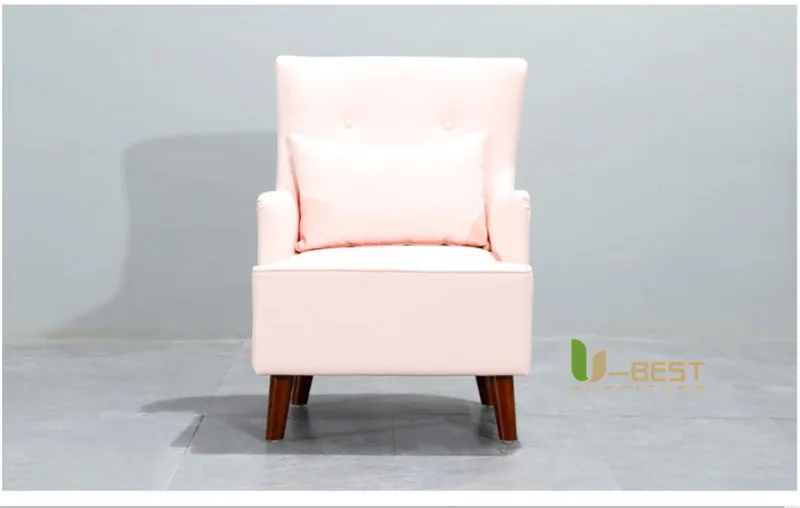 living room furniture modern chair Italian design wooden frame chair leisure chair single fabric sofa chair (3)