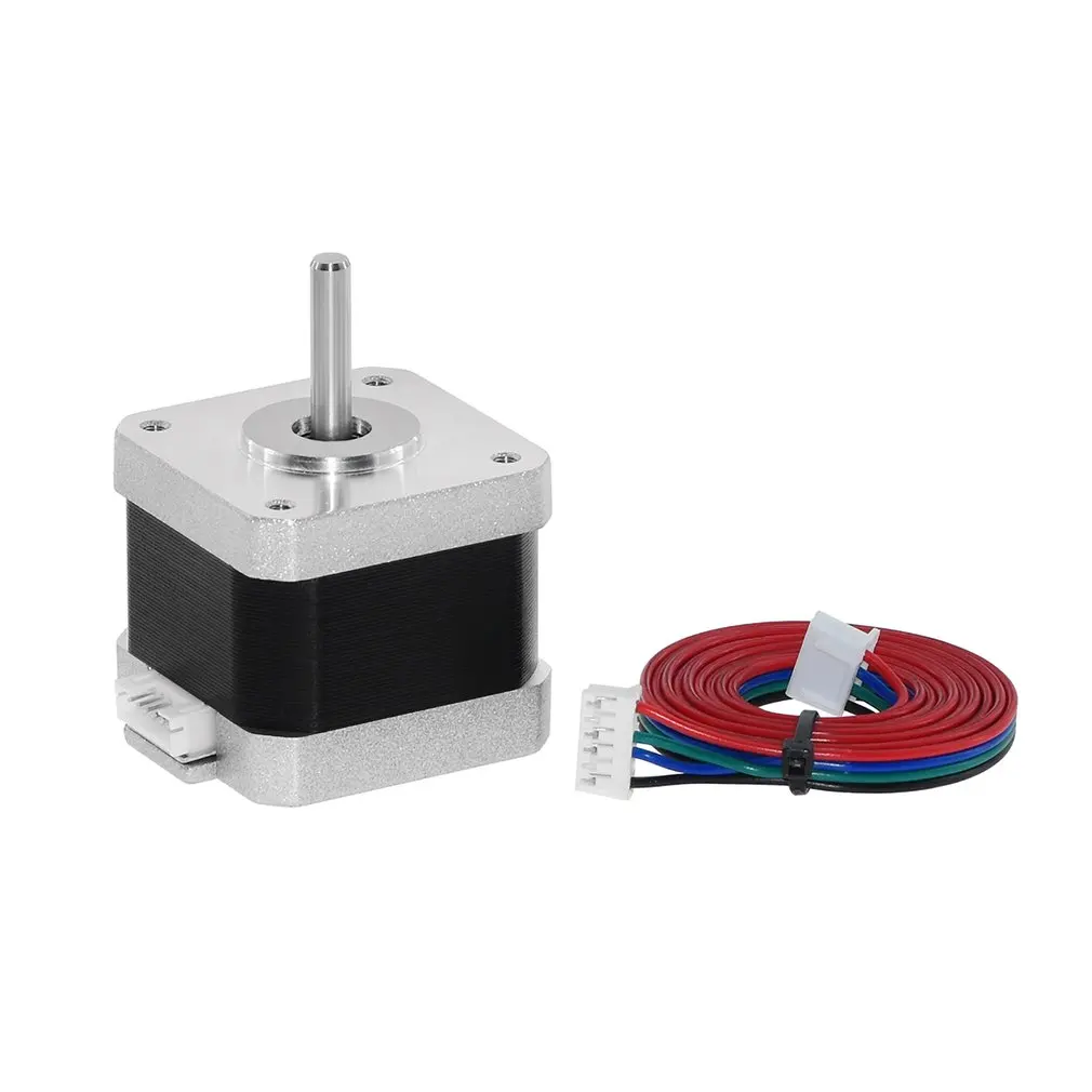 17HS4401 4-lead Nema 17 Stepper Motor 42 Motor 42BYGH 1.5A with DuPont line 1m Wire CE CNC Laser and 3D Printer Motor
17HS4401 4-lead Nema 17 Stepper Motor 42 Motor 42BYGH 1.5A with DuPont line 1m Wire CE CNC Laser and 3D Printer Motor