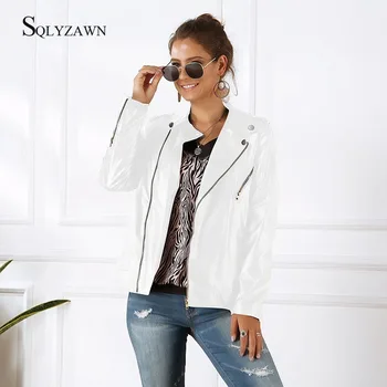 Casual Women Smooth Motorcycle Faux Leather Zipper Jacket Ladies Long Sleeve Autumn Winter Biker Streetwear Black Coat Plus Size
Casual Women Smooth Motorcycle Faux Leather Zipper Jacket Ladies Long Sleeve Autumn Winter Biker Streetwear Black Coat Plus Size