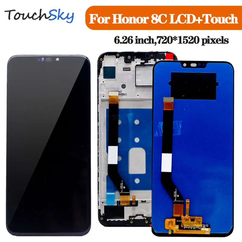 Display For Honor 8C BKK-LX2,LX1,L21 LCD Display Touch Screen Assembly Replacement for Honor 8 C Display Tested Lcd Touch Sensor
Display For Honor 8C BKK-LX2,LX1,L21 LCD Display Touch Screen Assembly Replacement for Honor 8 C Display Tested Lcd Touch Sensor