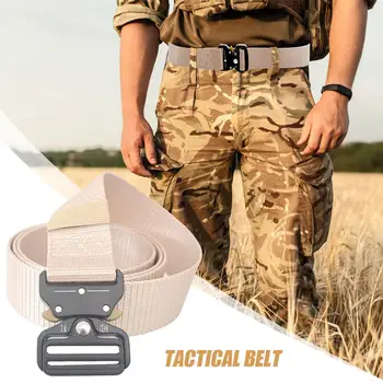 Durable Waist Belt Classic Delicate Texture Waist Belt Outdoor Molle Nylon Adjustable Belt with Buckle for Training Hunting 
Durable Waist Belt Classic Delicate Texture Waist Belt Outdoor Molle Nylon Adjustable Belt with Buckle for Training Hunting