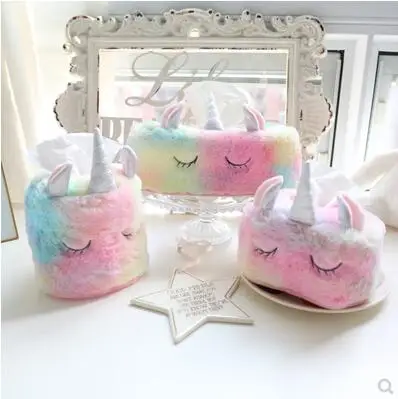 unicorn square Tissue Cover Cute Cartoon Plush Box Paper Container Storage Holder Case Home Decor Car Accessory super soft gift
unicorn square Tissue Cover Cute Cartoon Plush Box Paper Container Storage Holder Case Home Decor Car Accessory super soft gift