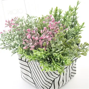 20P Fake Short Bunch Plant (6 Stem/Bunch) 7.09" Length Simulation Plastic Plants for Wedding Bouquet Accessories Home Decorative
20P Fake Short Bunch Plant (6 Stem/Bunch) 7.09" Length Simulation Plastic Plants for Wedding Bouquet Accessories Home Decorative