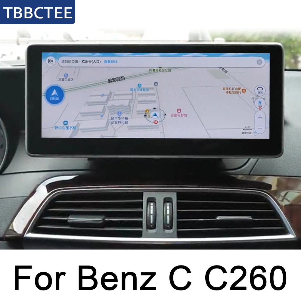 Для Mercedes Benz C Class C260 2007 2008 2009 2010 2011 2012 2013 2014 Автомобильная система Android ЖК экран