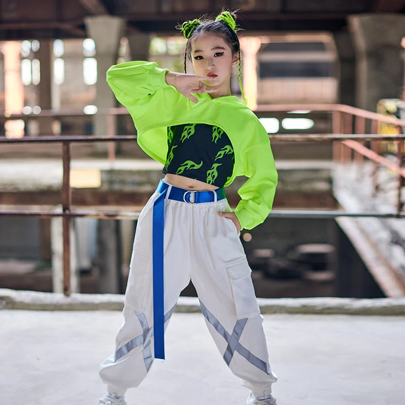 New Jazz Performance Costumes Green Crop Tops Loose Pants Suit Ballroom Hip Hop Dance Clothes Performance Rave Clothes DN10323
New Jazz Performance Costumes Green Crop Tops Loose Pants Suit Ballroom Hip Hop Dance Clothes Performance Rave Clothes DN10323