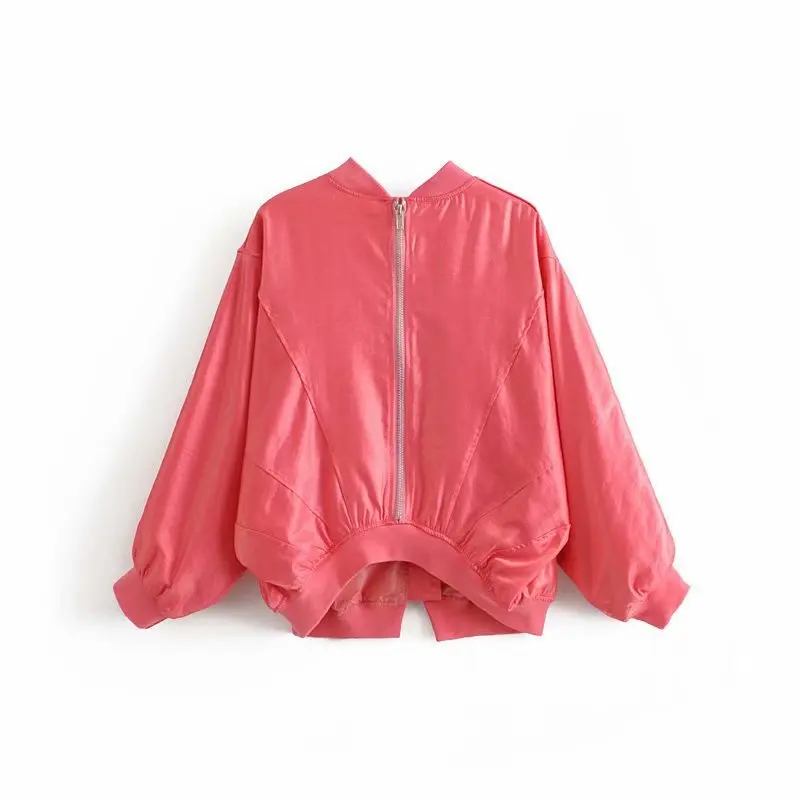 Western Style Autumn WOMEN'S Dress Loose-Fit Solid Color Front And Back Zipper Decorations Bat Sleeve Jacket
Western Style Autumn WOMEN'S Dress Loose-Fit Solid Color Front And Back Zipper Decorations Bat Sleeve Jacket