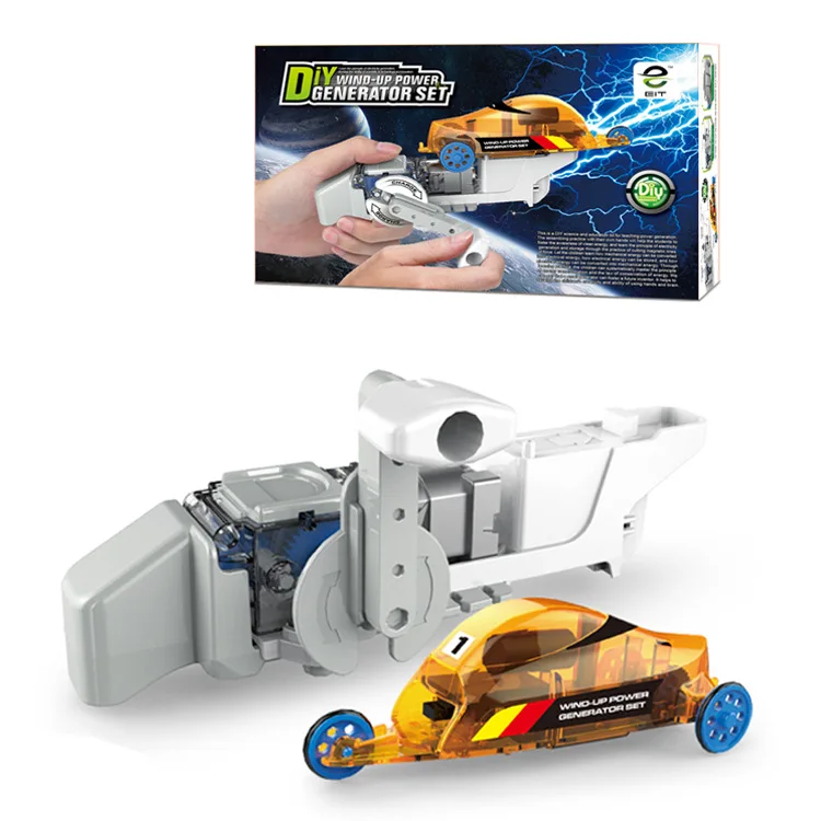 Creative CHILDREN'S Toy New Style Hand-cranking Generator Car Toy DIY Assembled Generator Car Model Car Diy006
Creative CHILDREN'S Toy New Style Hand-cranking Generator Car Toy DIY Assembled Generator Car Model Car Diy006