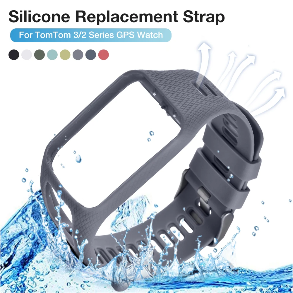 Replacement Silicone Band Strap for TomTom Runner 2/3 Spark/3 Sport GPS Watch TPE Hard PC Holder Waterproof Watch Accessories
Replacement Silicone Band Strap for TomTom Runner 2/3 Spark/3 Sport GPS Watch TPE Hard PC Holder Waterproof Watch Accessories