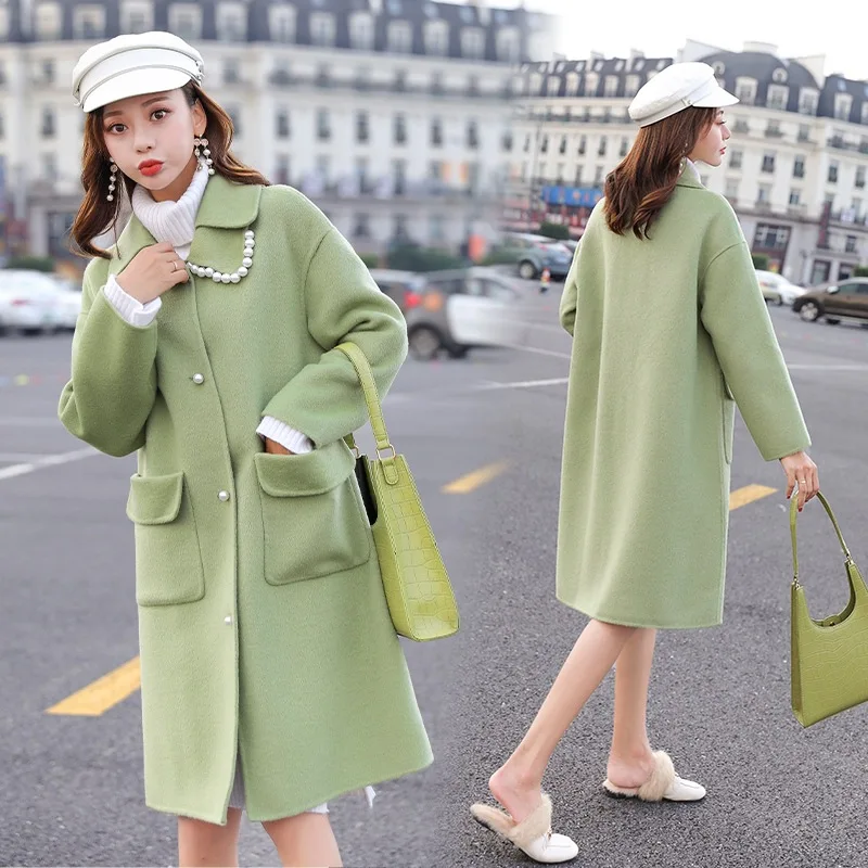 Woolen Jacket Women's Mid-length 2019 Fall And Winter Clothes New Style Elegant Popular Korean-style Hepburn Wind Winter Woolen
Woolen Jacket Women's Mid-length 2019 Fall And Winter Clothes New Style Elegant Popular Korean-style Hepburn Wind Winter Woolen