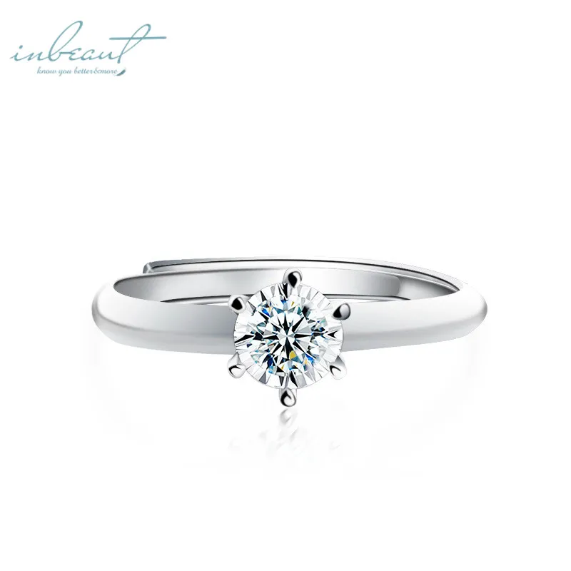 Кольцо обручальное с муассанитом серебро 0 3 пробы 925 | Украшения и аксессуары