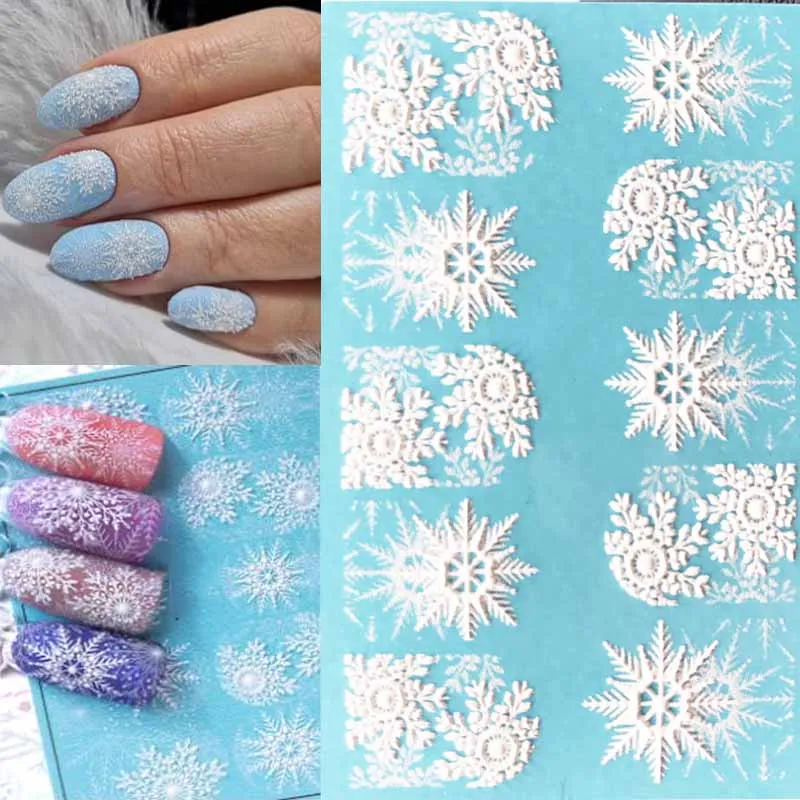 3D Acrylic Engraved Nail Sticker Winter white &mixcolor snow desgin Water Decals Empaistic Nail Water Slide Decals Z0251
3D Acrylic Engraved Nail Sticker Winter white &mixcolor snow desgin Water Decals Empaistic Nail Water Slide Decals Z0251