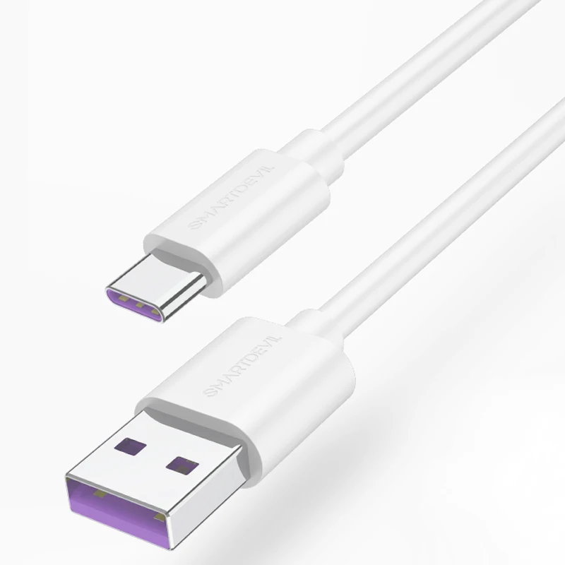 SmartDevil Type C usb cable 5A Fast Charge Cable for Huawei Quick mobile Data Cable Cord for xiaomi redmi universal for Samsung
SmartDevil Type C usb cable 5A Fast Charge Cable for Huawei Quick mobile Data Cable Cord for xiaomi redmi universal for Samsung