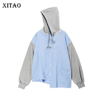 XITAO Hit Color Striped Irregular Sweatshirt Women Clothes 2020 Spring New Fashion Loose Hoodies False Two Pieces Top DMY3550
XITAO Hit Color Striped Irregular Sweatshirt Women Clothes 2020 Spring New Fashion Loose Hoodies False Two Pieces Top DMY3550