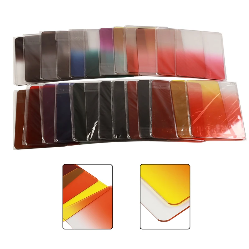 24 color ND Square Filter Neutral Density Graduated Filter for Cokin P Series 25 in 1 Set 11 gradients+13 ull-color mirrors
24 color ND Square Filter Neutral Density Graduated Filter for Cokin P Series 25 in 1 Set 11 gradients+13 ull-color mirrors