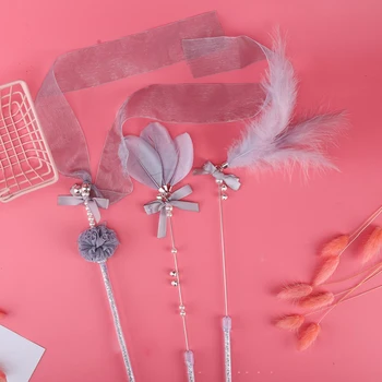 3 Pcs Attractive Portable Teasing Stick Feather Funny Catcher Training Interactive Toy Tassel Playing With Bells Cat Rod
3 Pcs Attractive Portable Teasing Stick Feather Funny Catcher Training Interactive Toy Tassel Playing With Bells Cat Rod