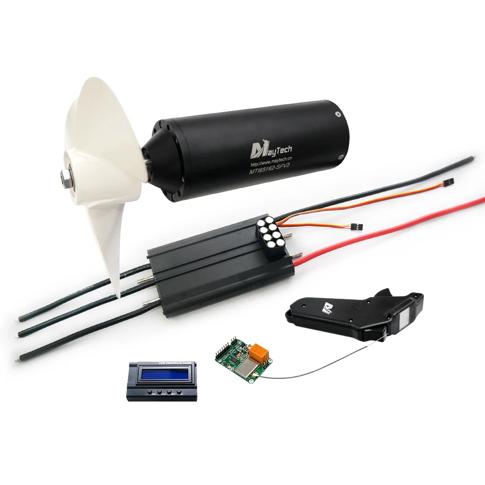 Maytech Efoil Kit MTI65162 Motor + 300A Splash Proof ESC + MTSKR1905WF Remote Electric Foil Hydrofoil Kit
Maytech Efoil Kit MTI65162 Motor + 300A Splash Proof ESC + MTSKR1905WF Remote Electric Foil Hydrofoil Kit