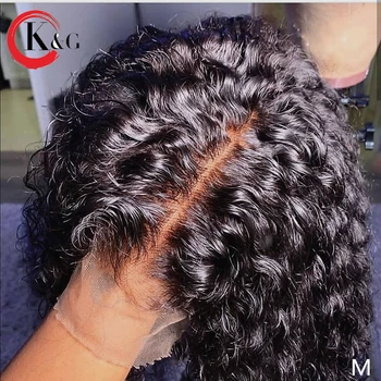 KungGang HD Transparent 13x6 Lace curly Wigs Middle Ration Skin Melt Lace Front Human Hair Wigs 130 150 density For Black Women 
KungGang HD Transparent 13x6 Lace curly Wigs Middle Ration Skin Melt Lace Front Human Hair Wigs 130 150 density For Black Women