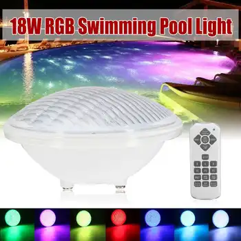 PAR56 Swimming Pool Light IP68 18W AC 12V RGB LED Underwater Lights Fountain Pond Lights Outdoor Waterproof LED Lamp +Controller
PAR56 Swimming Pool Light IP68 18W AC 12V RGB LED Underwater Lights Fountain Pond Lights Outdoor Waterproof LED Lamp +Controller