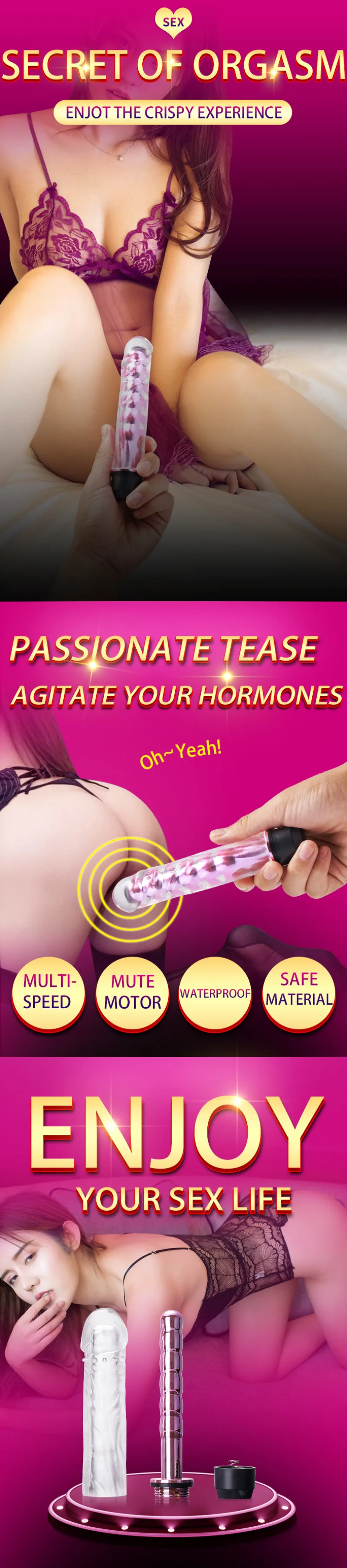 5 Colors Sex Toys for Woman Female Dildo Vibrator Masturbator Adult Goods Flirt Products Dick Machine Shop Faloimitator Falos 7 H085e12ceab6c417b80bef8b3b330d5e9o