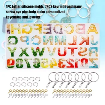 Pendant Handmade Accessories Tools Keychain Making DIY Sugar Cake For Epoxy Resin Alphabet Number Letter Mold Set Craft Casting
Pendant Handmade Accessories Tools Keychain Making DIY Sugar Cake For Epoxy Resin Alphabet Number Letter Mold Set Craft Casting
