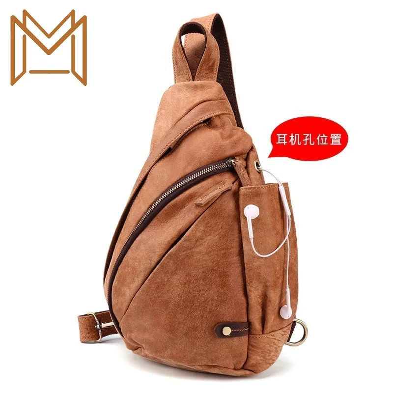 Man Chest Package Leisure Time Single Shoulder Package Chest Package Capacity Genuine Leather Male Package
Man Chest Package Leisure Time Single Shoulder Package Chest Package Capacity Genuine Leather Male Package