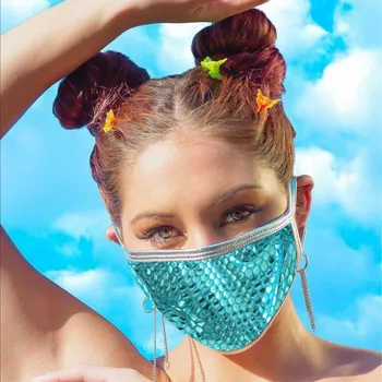 1 Pc Adult Face Mask Unisex Face Cover Windproof Foggy Haze Pollution Flash Sequins Metal Unisex Facemask Mouth Masks Mascarilla
1 Pc Adult Face Mask Unisex Face Cover Windproof Foggy Haze Pollution Flash Sequins Metal Unisex Facemask Mouth Masks Mascarilla