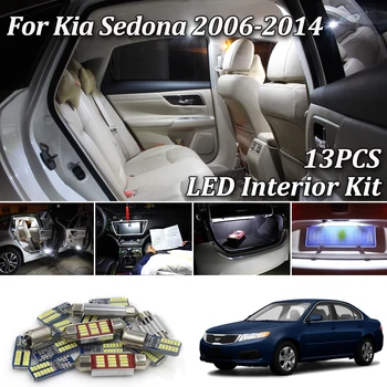 13Pcs White Canbus led Car interior lights upgrade Kit For 2006-2014 KIA Sedona Carnival LED Map Room Trunk Vanity License Light
13Pcs White Canbus led Car interior lights upgrade Kit For 2006-2014 KIA Sedona Carnival LED Map Room Trunk Vanity License Light