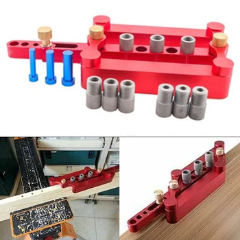 6/8/10mm Woodworking Self-centering Doweling Jig Positioner Dowel Hole Drilling Guide Locator Tool HVR88
6/8/10mm Woodworking Self-centering Doweling Jig Positioner Dowel Hole Drilling Guide Locator Tool HVR88