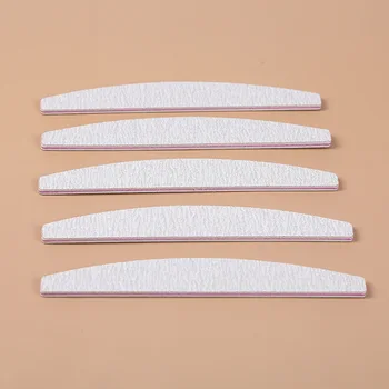 1PC New Sector Manicure Application Sponge Miniature Filigree Dull Polish Burnish Double-edged Nail File Tool Beauty 11-7-16