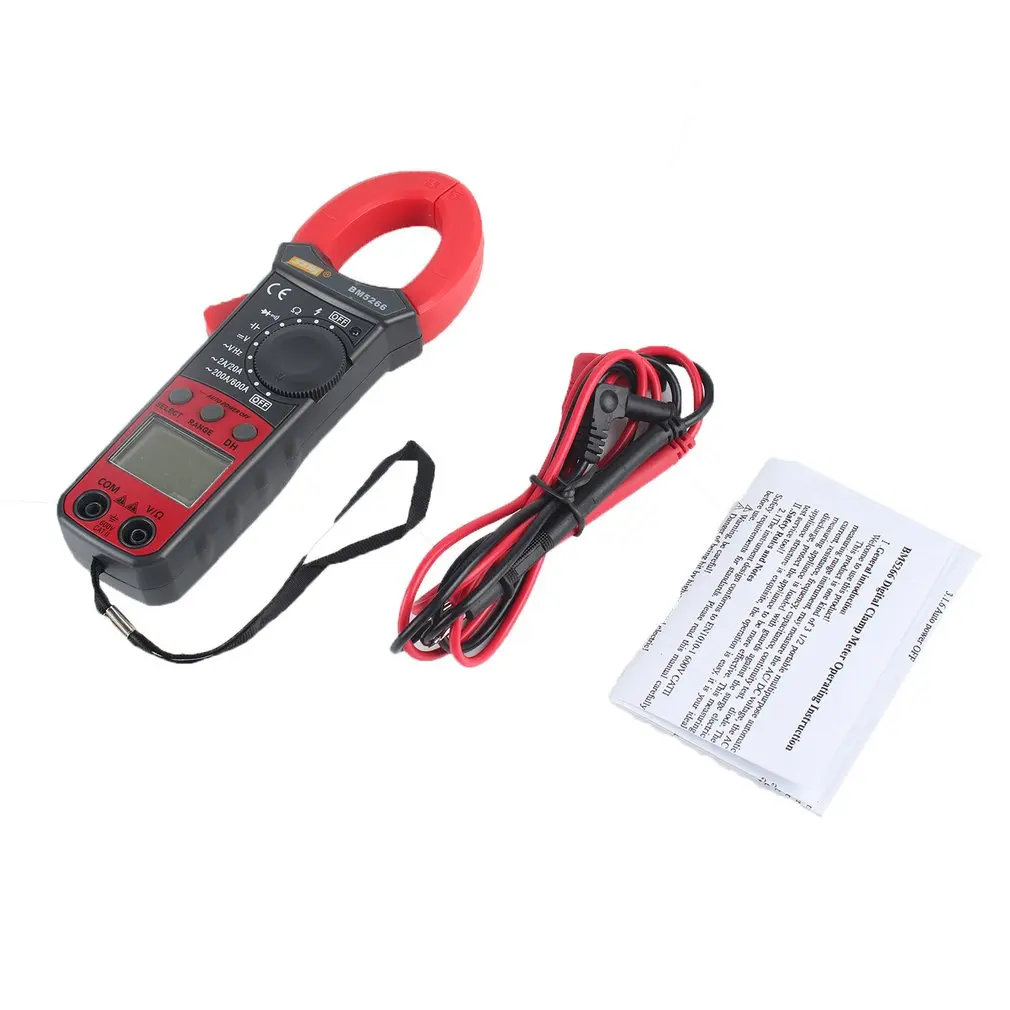 BM5266 Handheld Digital Clamp Meter Multimeter 1999 Count AC/DC Volt Amp Ohm Capacitance Phase Diode Megger Tester Ammeter
BM5266 Handheld Digital Clamp Meter Multimeter 1999 Count AC/DC Volt Amp Ohm Capacitance Phase Diode Megger Tester Ammeter