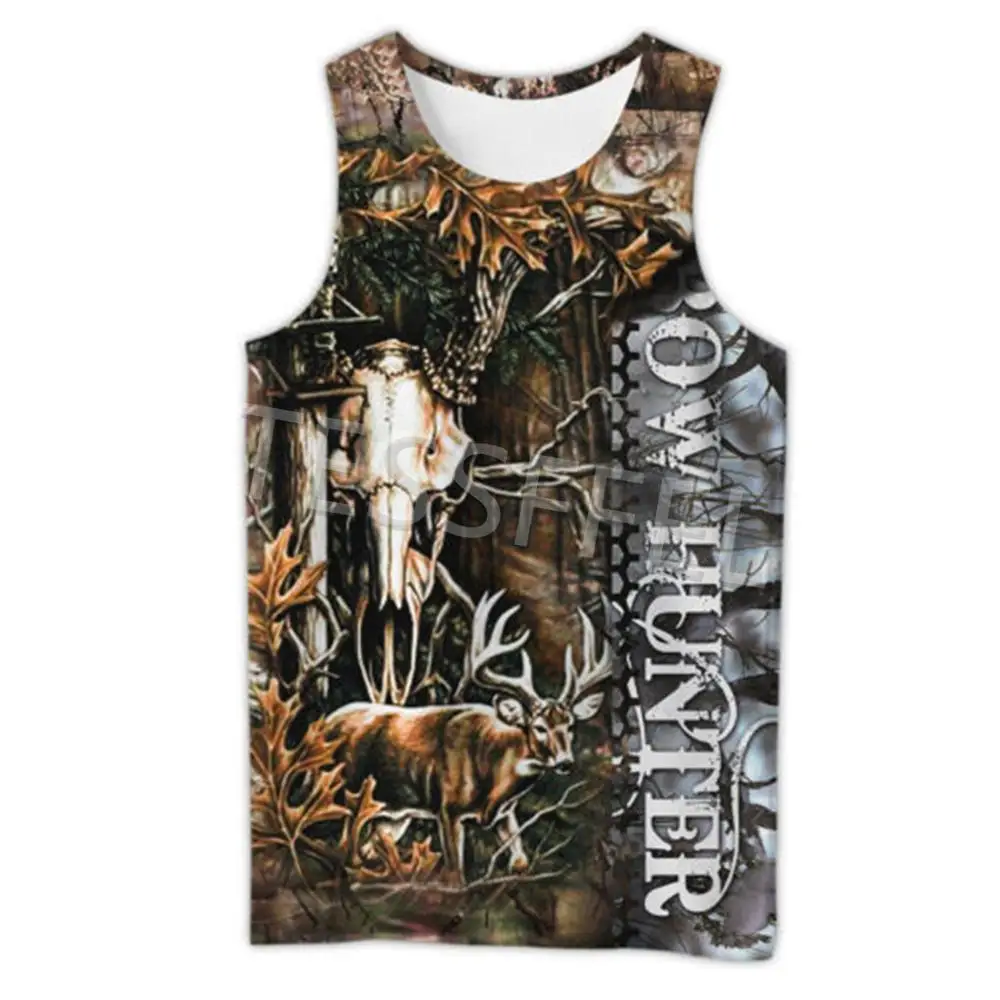Tessffel 3D Printed Deer Hunting Hunter Forest Animal Summer Vest Harajuku Street Casual Clothing Top Style3
Tessffel 3D Printed Deer Hunting Hunter Forest Animal Summer Vest Harajuku Street Casual Clothing Top Style3