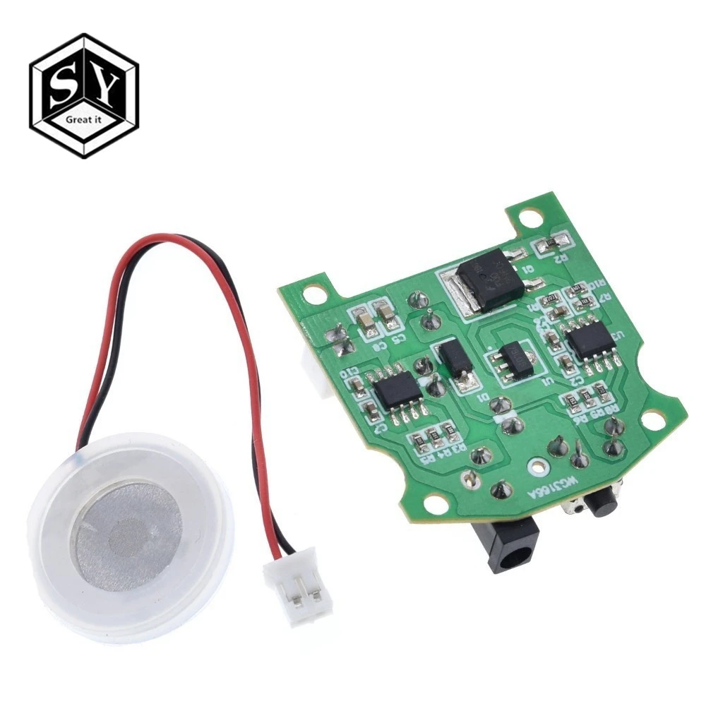 20mm 113KHz Ultrasonic Humidifier Mist Maker USB Ceramic Atomizer Transducer Humidified Plate Accessories + PCB Module D20mm
20mm 113KHz Ultrasonic Humidifier Mist Maker USB Ceramic Atomizer Transducer Humidified Plate Accessories + PCB Module D20mm