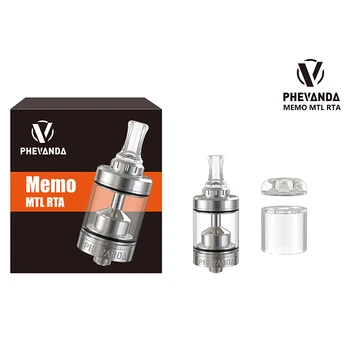Authentic Phevanda Memo MTL RTA Rebuildable Vape Atomizer 22MM 3.5ML Capacity Tank VS berserker v2 mtl rda
Authentic Phevanda Memo MTL RTA Rebuildable Vape Atomizer 22MM 3.5ML Capacity Tank VS berserker v2 mtl rda