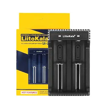 LiitoKala Lii-L2 3.7V 18650 26650 Battery Charger 2 Slot USB Charger for 18650 26650 21700 batteries Lamp Accessories
LiitoKala Lii-L2 3.7V 18650 26650 Battery Charger 2 Slot USB Charger for 18650 26650 21700 batteries Lamp Accessories