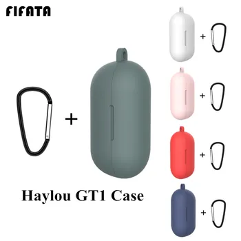 FIFATA Protector Cover Case For Haylou GT1 Wireless Bluetooth Earphone Colorful Silicone Shell TPU Protective Sleeve With Hook
FIFATA Protector Cover Case For Haylou GT1 Wireless Bluetooth Earphone Colorful Silicone Shell TPU Protective Sleeve With Hook