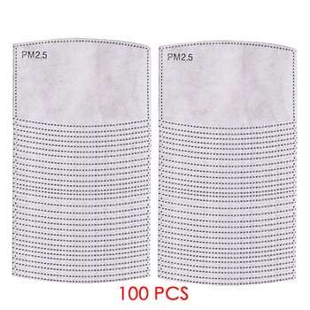 100pcs/Lot PM2.5 Filter paper Anti Haze mouth face Mask anti dust mask 5 Layer Filter Activated carbon filter for mask
100pcs/Lot PM2.5 Filter paper Anti Haze mouth face Mask anti dust mask 5 Layer Filter Activated carbon filter for mask