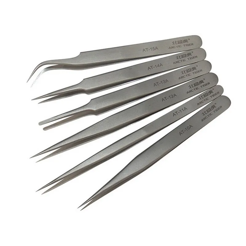 Stainless Steel Tweezers Curved -static Straight Tip Forceps Precision Soldering Stainless Tweezer Industrial Tweezers
Stainless Steel Tweezers Curved -static Straight Tip Forceps Precision Soldering Stainless Tweezer Industrial Tweezers